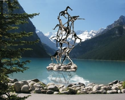 Installation in a lake in China — 1