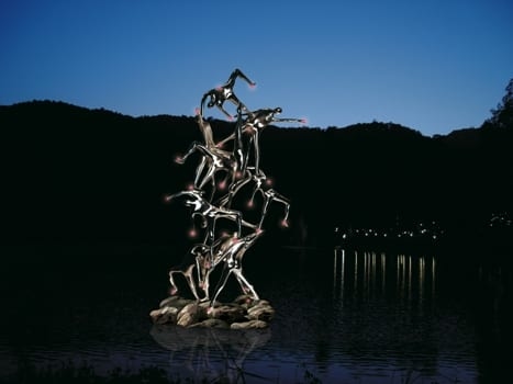 Installation in a lake in China — 4