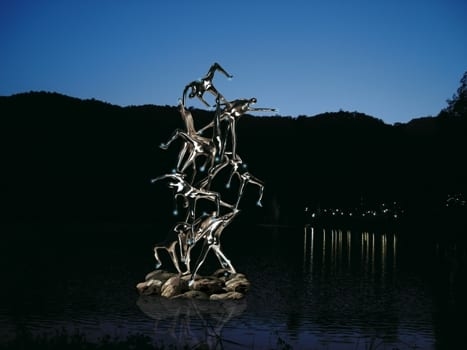 Installation in a lake in China — 5